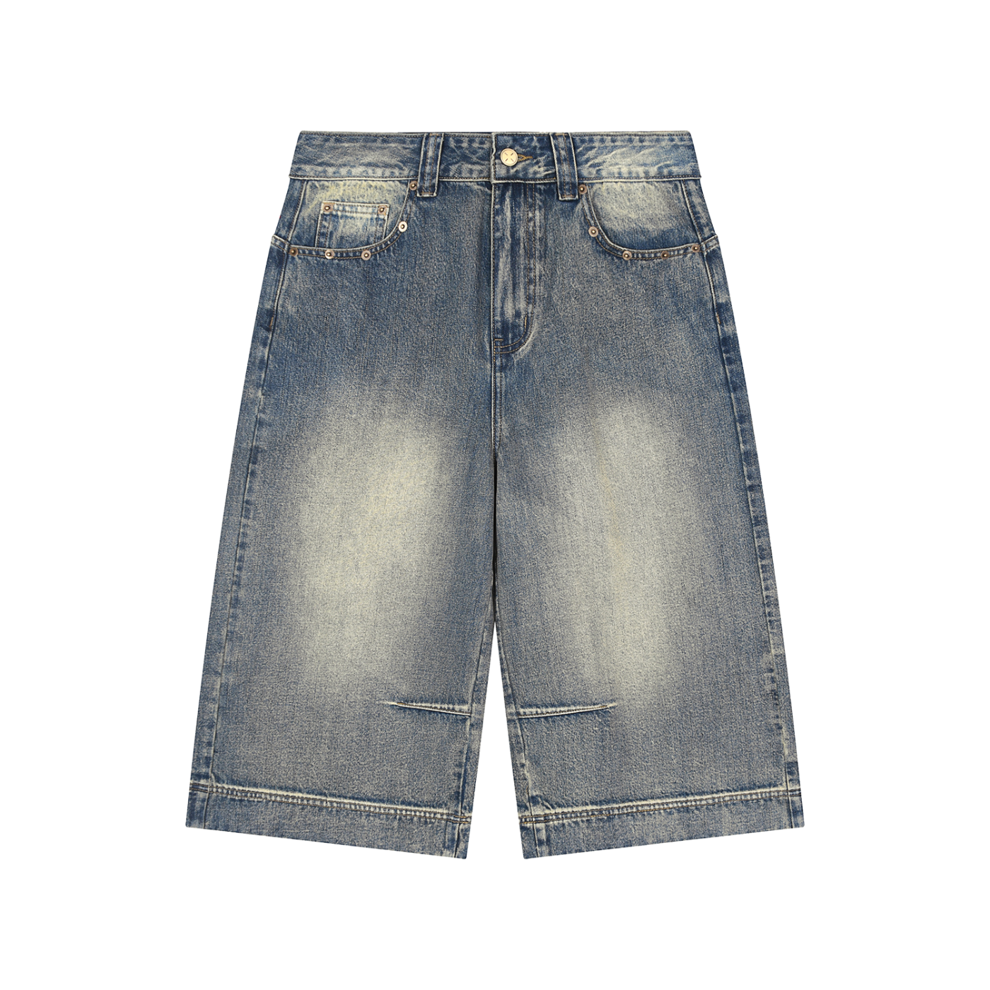 Wash Denim Jorts