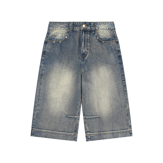 Wash Denim Jorts