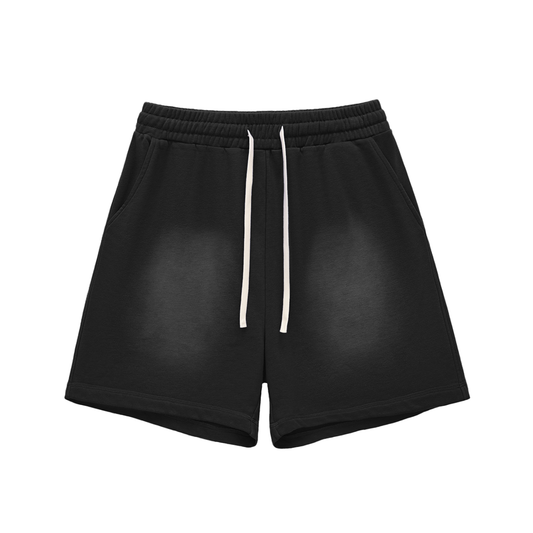 Sun Fade Raw Hem Shorts