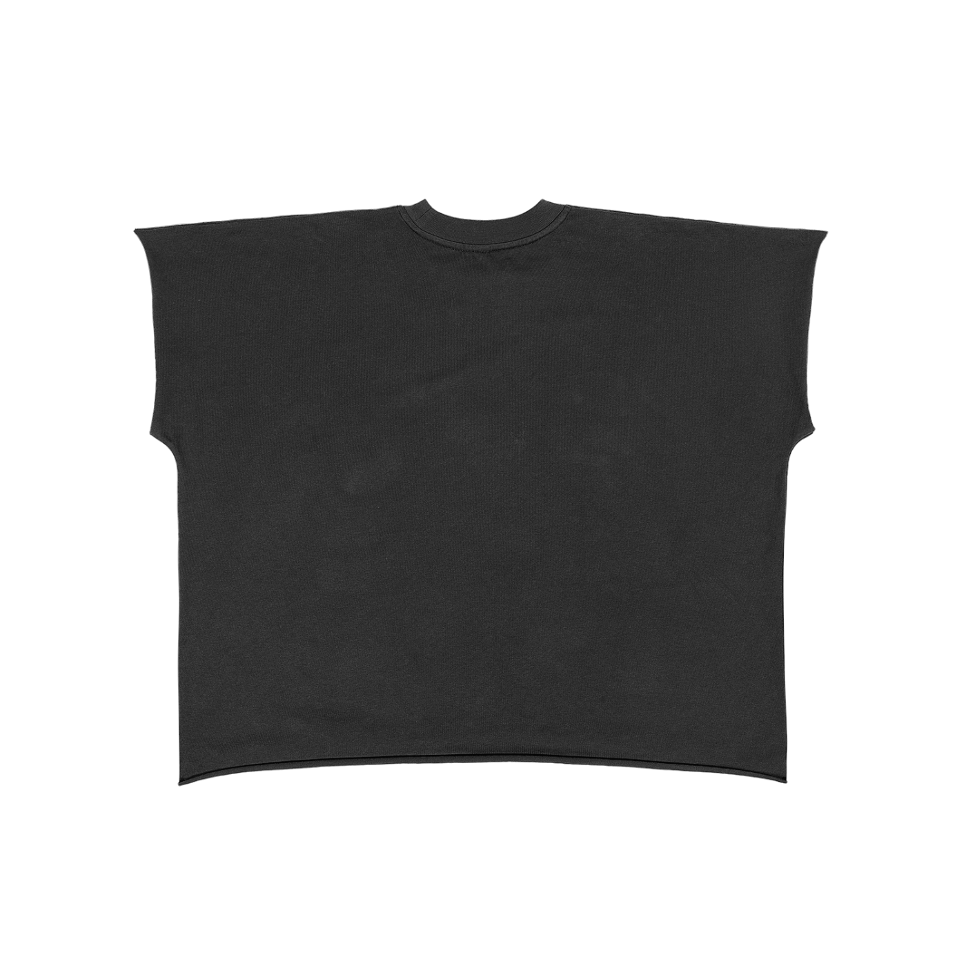 Raw Hem Sleeveless T-Shirt