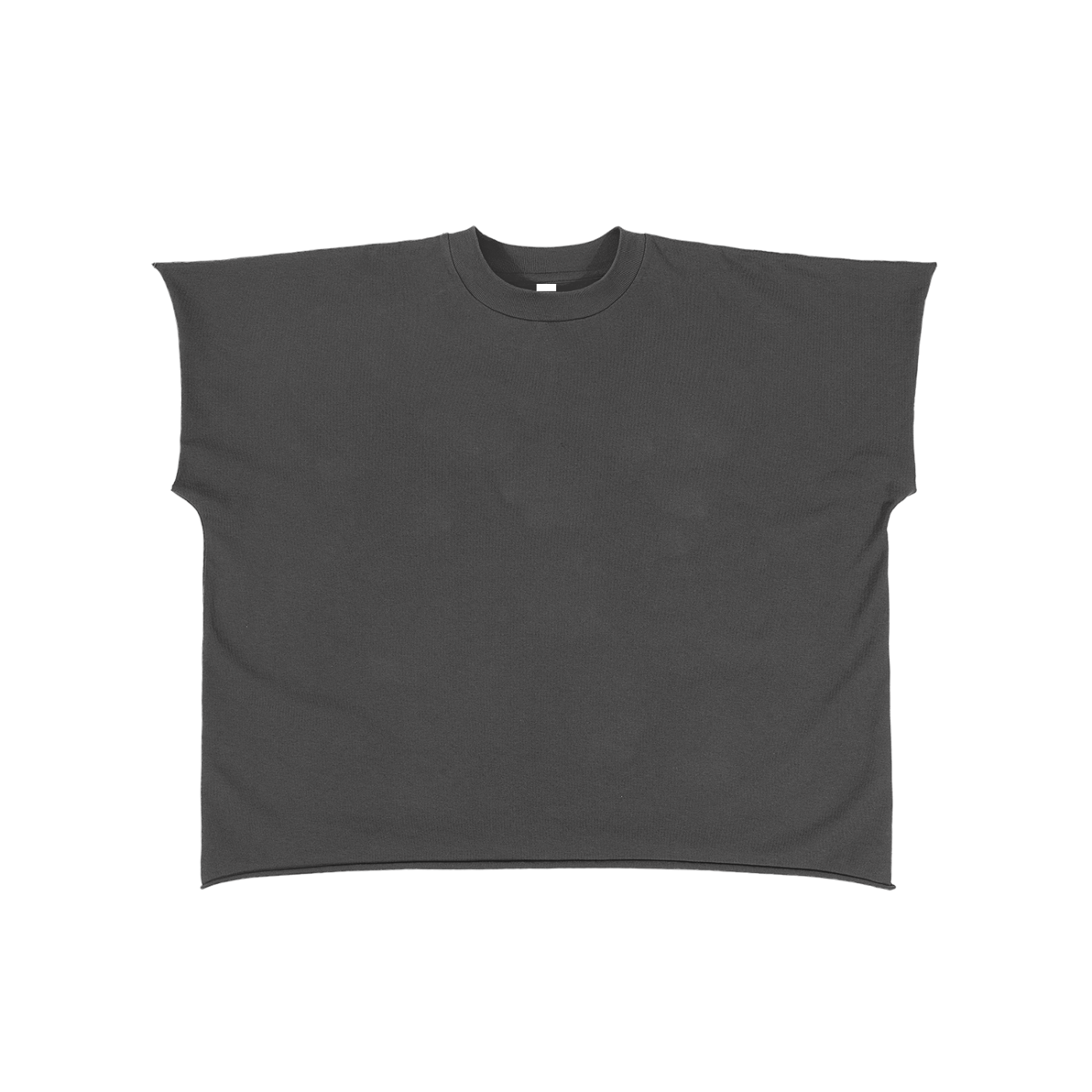 Raw Hem Sleeveless T-Shirt