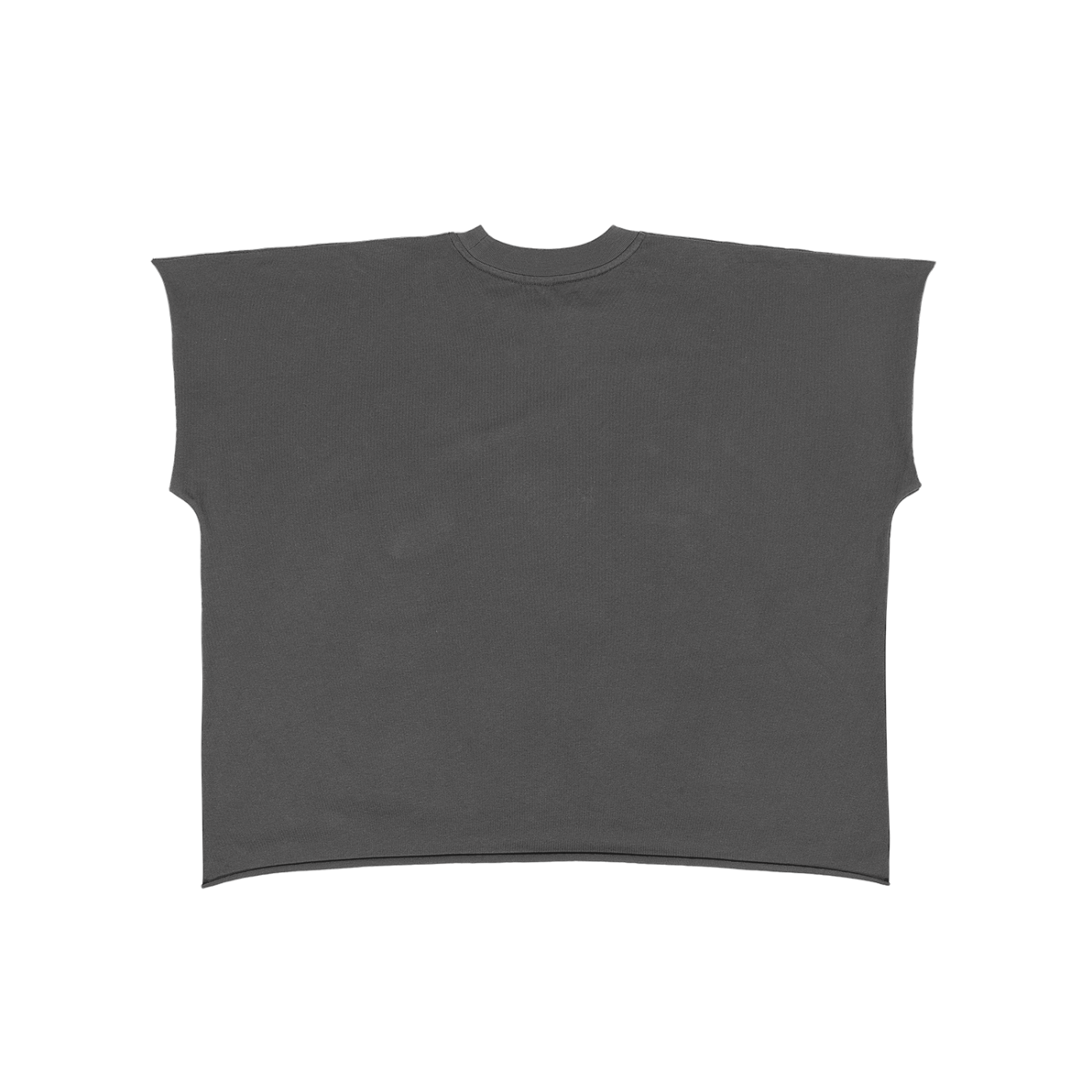 Raw Hem Sleeveless T-Shirt