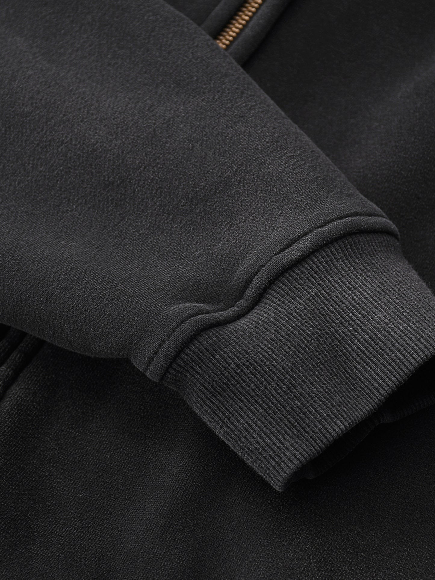 Sunfade Double Zipped Boxy Hoodie