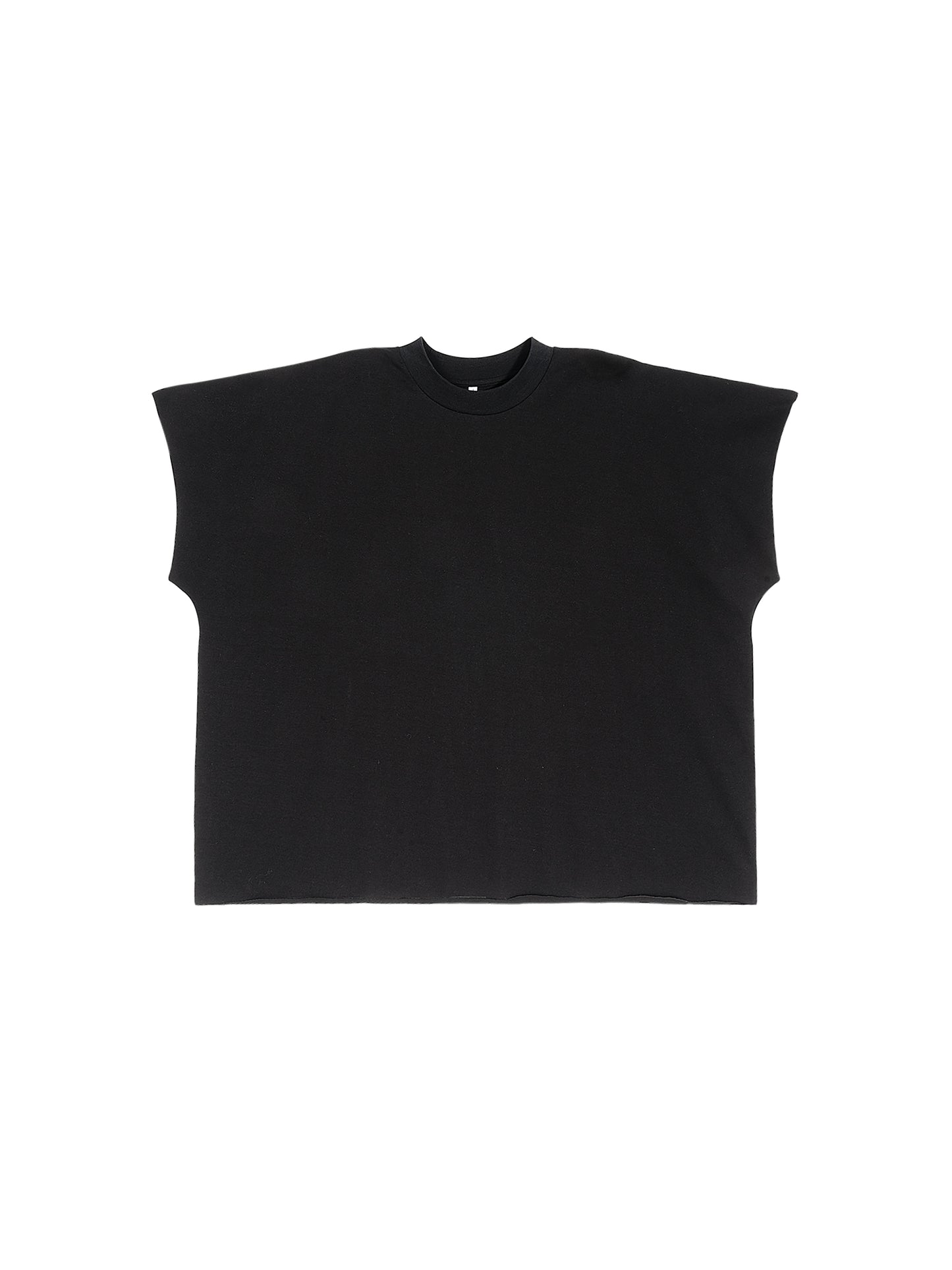 Raw Hem Sleeveless T-Shirt