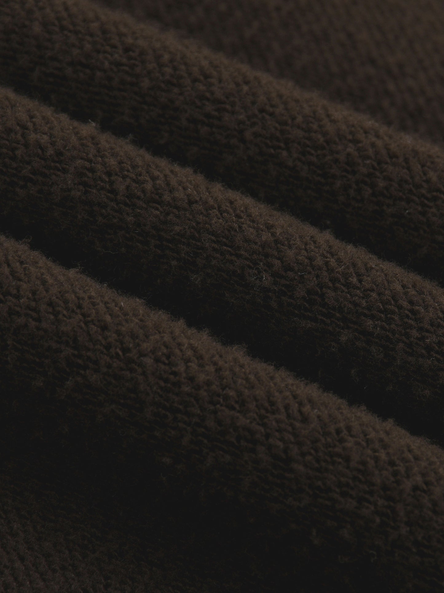 Sun Fade Raw Edge Quarter Zip Sweater