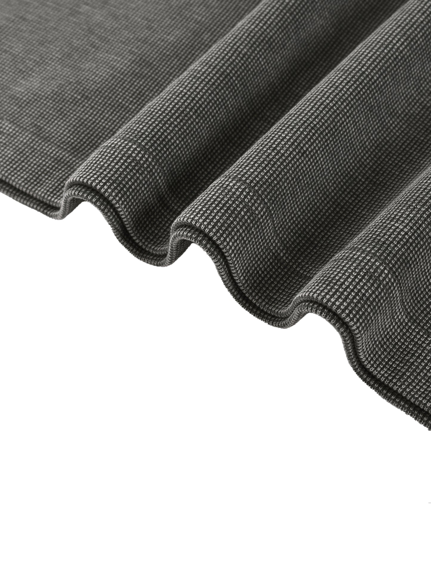 Mineral Wash Waffle Knit T-Shirt