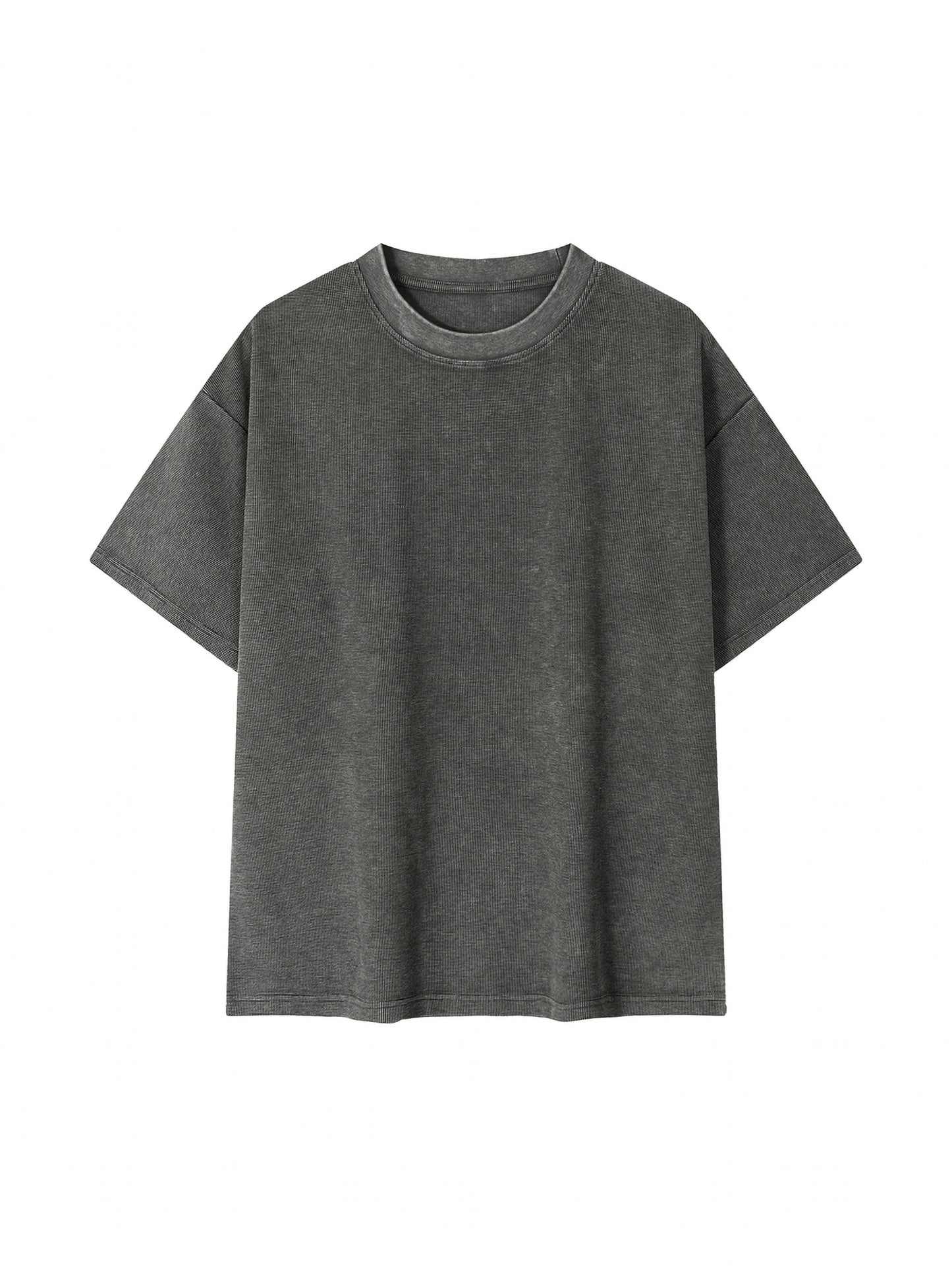 Mineral Wash Waffle Knit T-Shirt