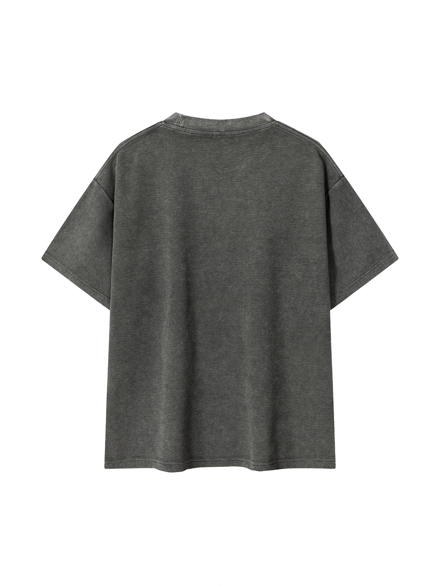 Mineral Wash Waffle Knit T-Shirt
